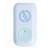 Hollyland LARK A1 Combo (Sky Blue, USB-C + Lightning) - zestaw, bezprzewodowy system audio, 2x mikrofon krawatowy, etui ładujące, niebieski - nadajnik